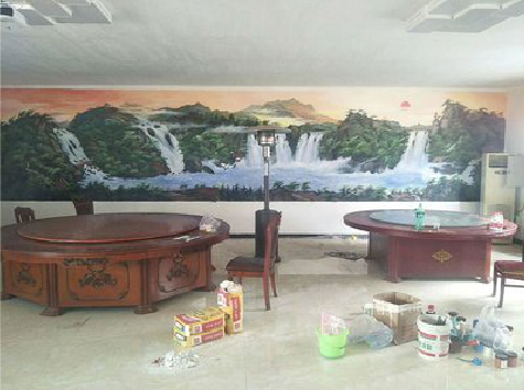 南漳墙绘-写实风景