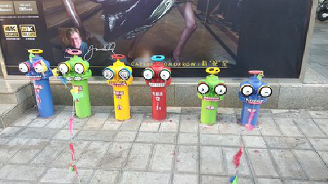  南漳商业区彩绘