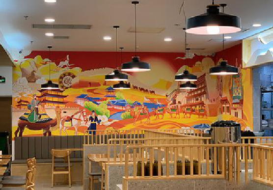  南漳商业空间彩绘介绍。