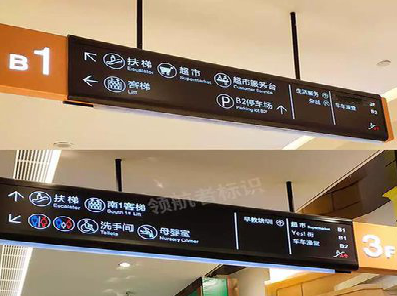  南漳如何通过商场标识牌引导客流分布？