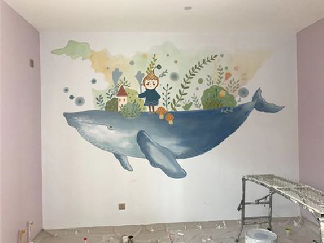  南漳手绘墙的特点及优势。